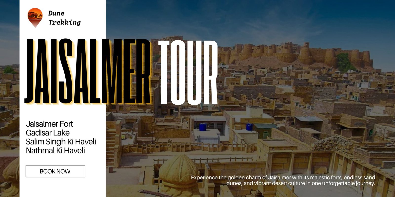 Places in Jaisalmer- dune trekking