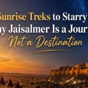 From Sunrise Treks to Starry Nights Why Jaisalmer Is a Journey, Not a Destination- dune trekking